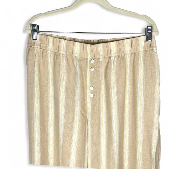 STARS ABOVE Women’s Wide Leg Linen Blend Pants XXL Vacation Beach Festival - Picture 3 of 7